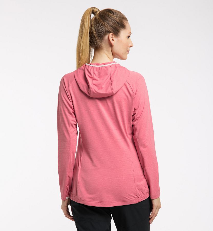 Haglöfs Womens Mirre Mid Layer Pink New Zealand 64219UDWF